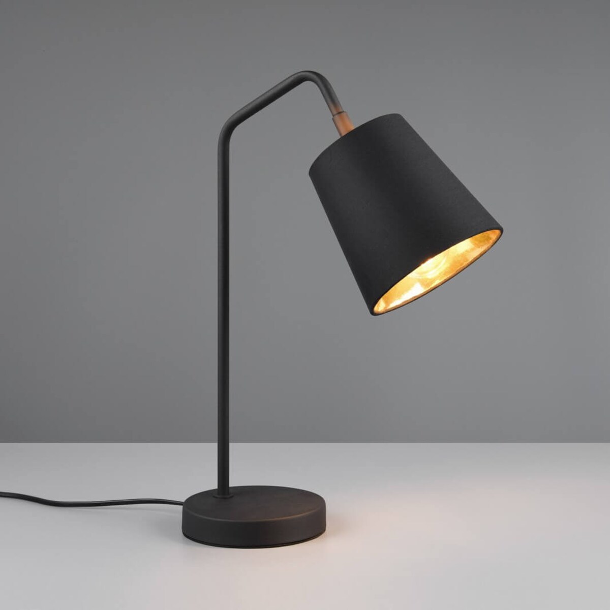 Abażurowa lampka nocna Buddy R51721032 RL Light do sypialni czarna