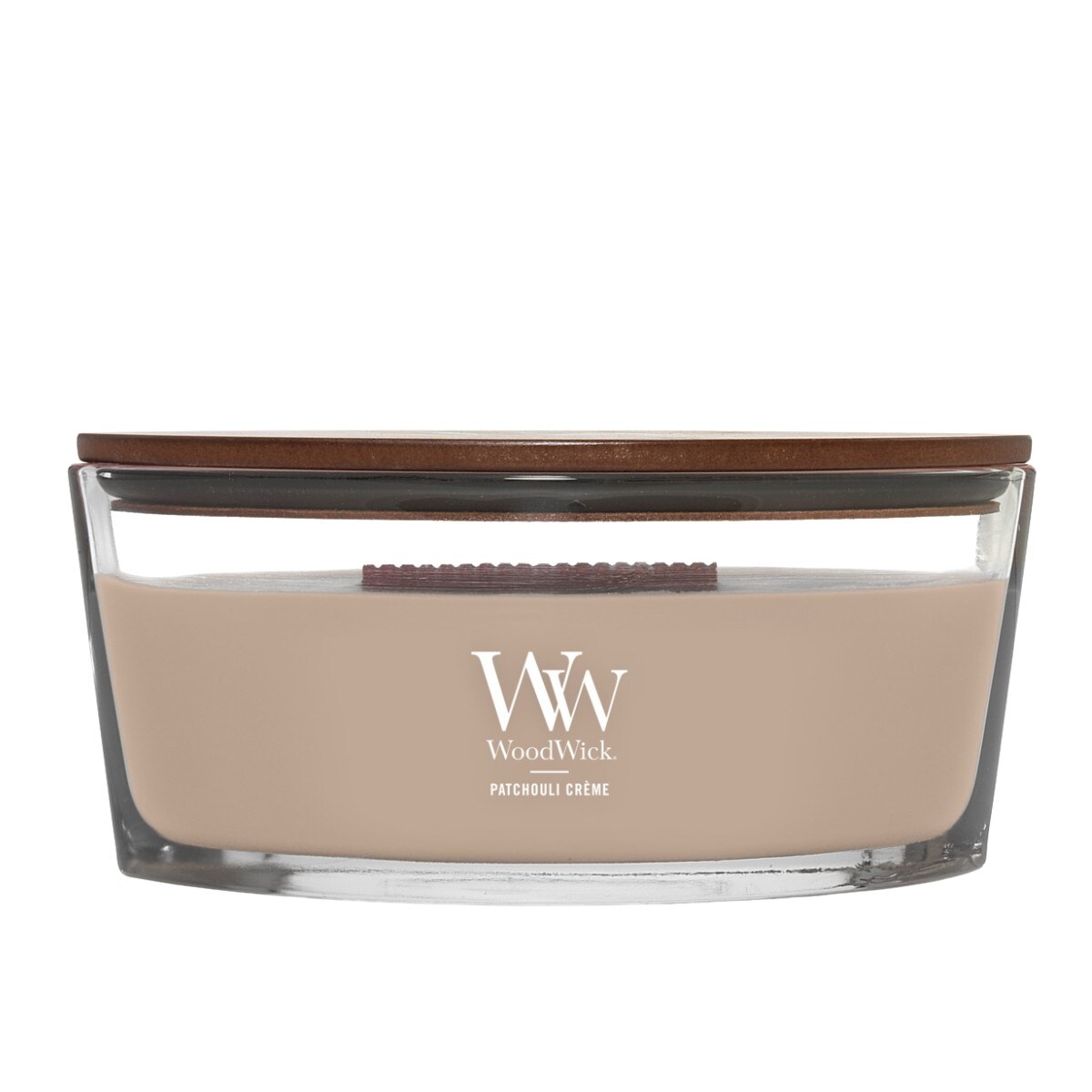 WoodWick świeca Elipsa PATCHOULI CREME