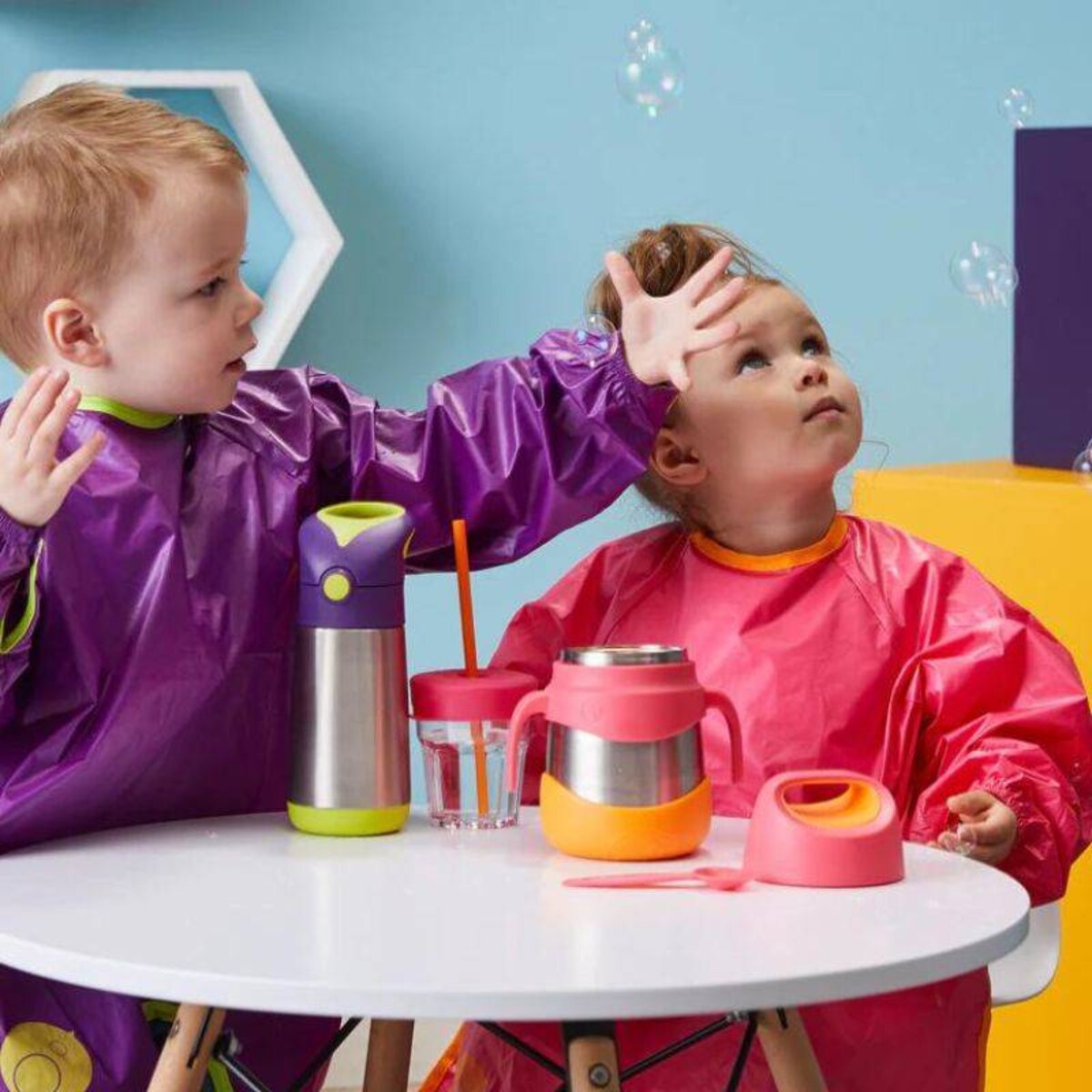 Termos na jedzenie dla dzieci 335 ml Lilac Pop, b.box