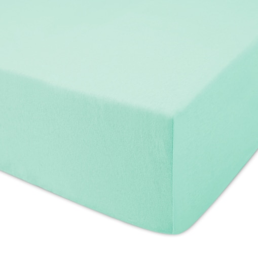 Prześcieradło jersey z gumką 120x200 kolor Morski