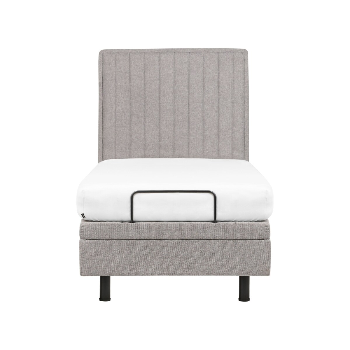 Łóżko regulowane DUKE II 90 x 200 cm Jasnoszary