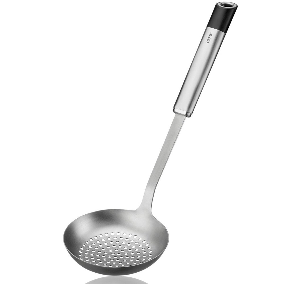 Łyżka cedzakowa ze stali, wysokiej jakości sprzęt kuchenny z wygodnym uchwytem