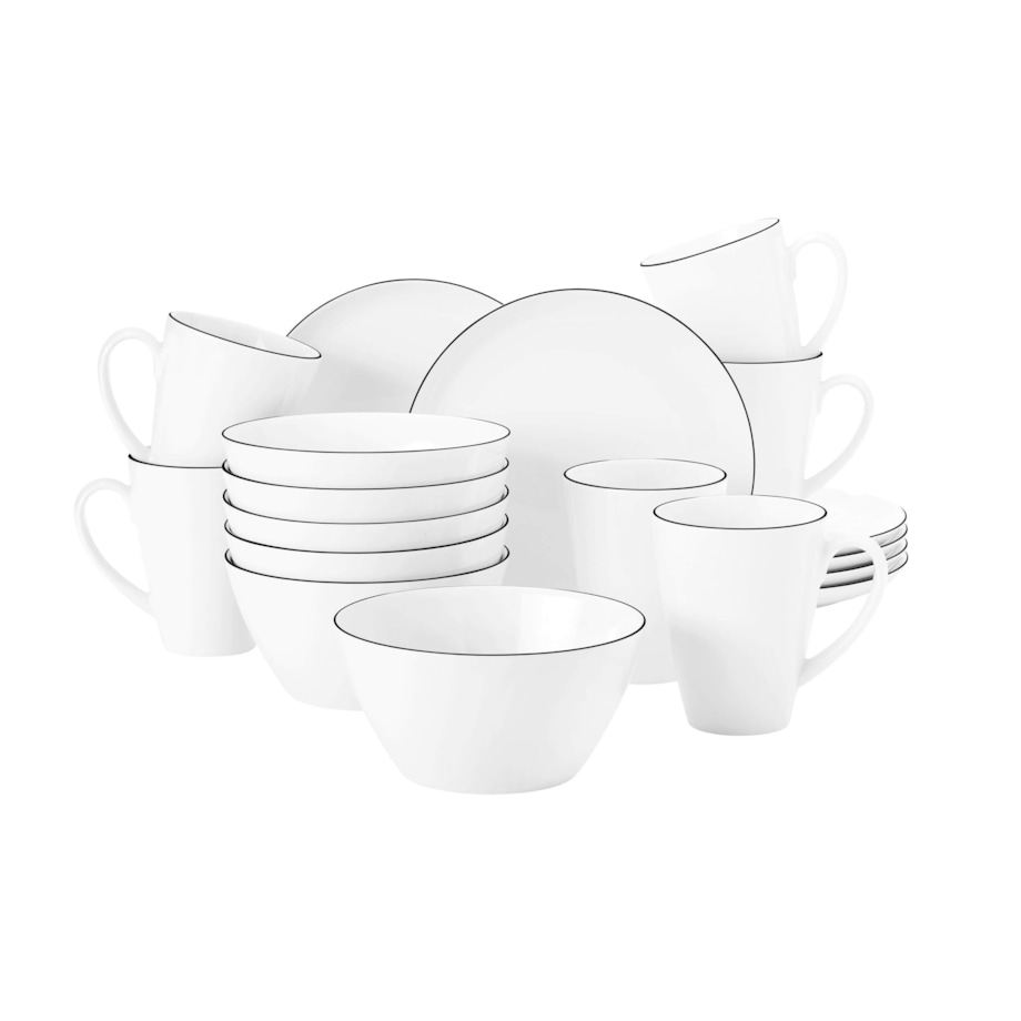 SELTMANN LIDO BLACK LINE Serwis śniadaniowy dla 6 osób