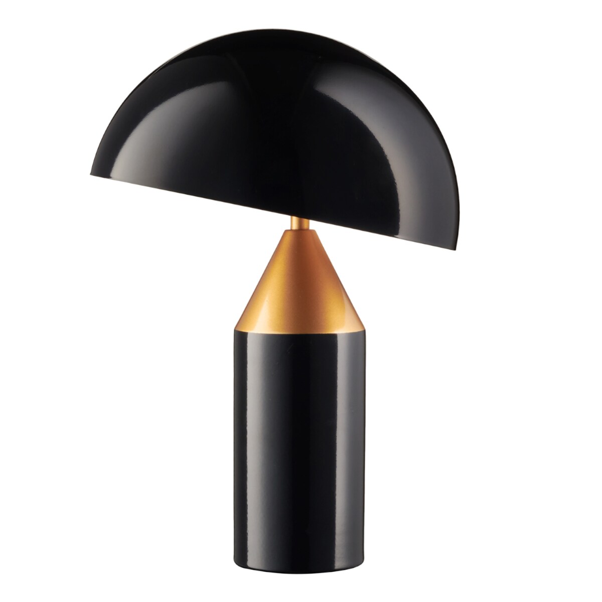 Stołowa lampa grzyb Belfugo MT1233-280 Step do salonu art deco czarna złota