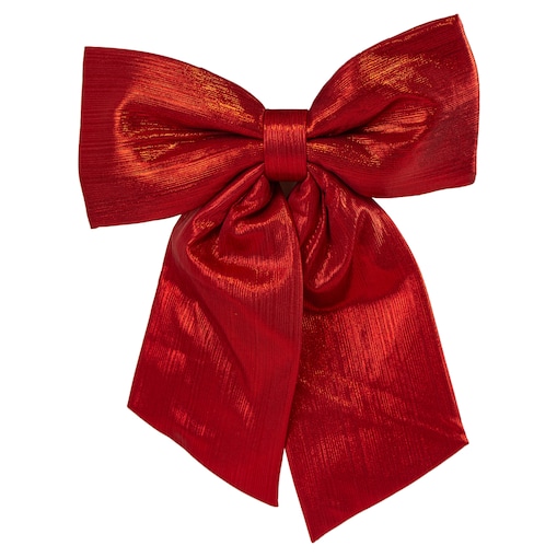 Kokarda Świąteczna Na Choinkę 33 Cm Kominek Na Boże Narodzenie Dekoracja Czerwona