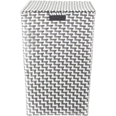 Kleine Wolke Double Laundry Kosz na pranie szary 35x55 cm