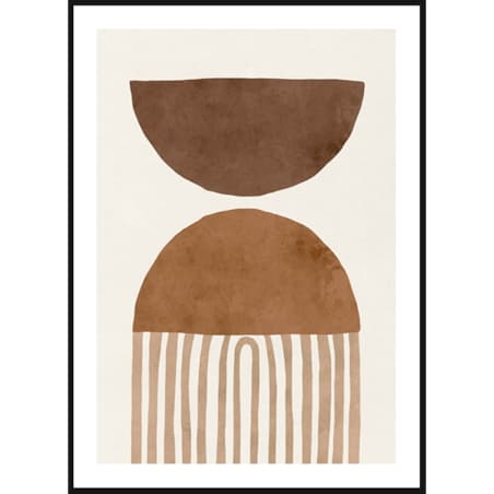 Poster Story, Plakat, Obraz - Brązowy Łuk No2, wymiary 70 x 100 cm