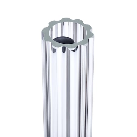 Lampa ścienna VERTI 40 cm - LED, transparentna tuba