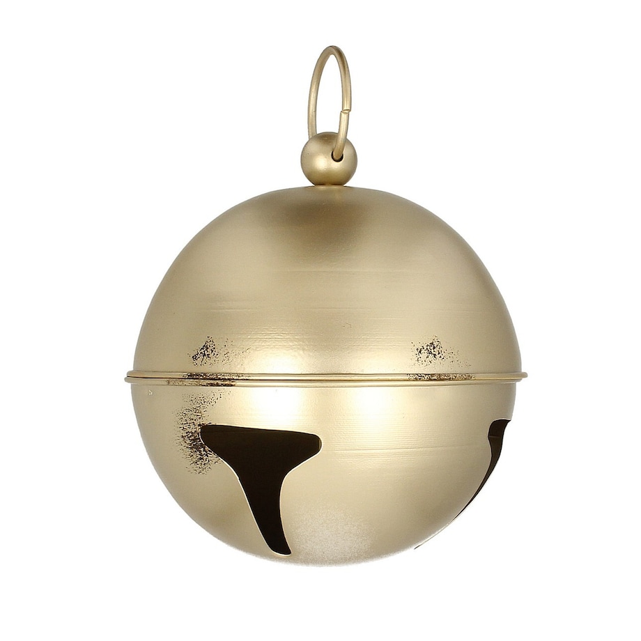 Dekoracja wisząca Golden Bell II 21x23 cm boże narodzenie, święta, świąteczne, żółty-antyczne złoto-złoty, 21x21x23 cm