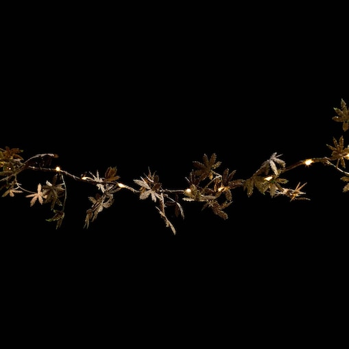 Girlanda świetlna wewnętrzna z roślinnym motywem, 25 LED