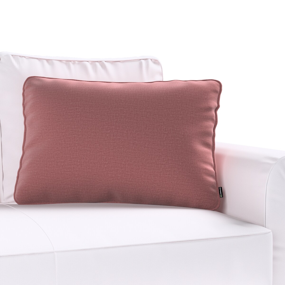 Poszewka Gabi na poduszkę prostokątna 60x40 jasna śliwka - welwet