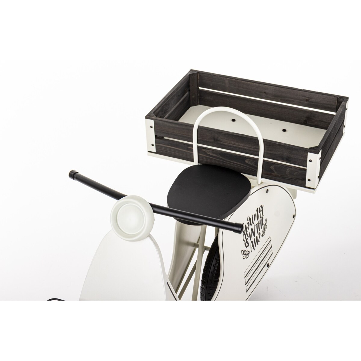 Kwietnik metalowy 75x110x46 cm VESPA biała