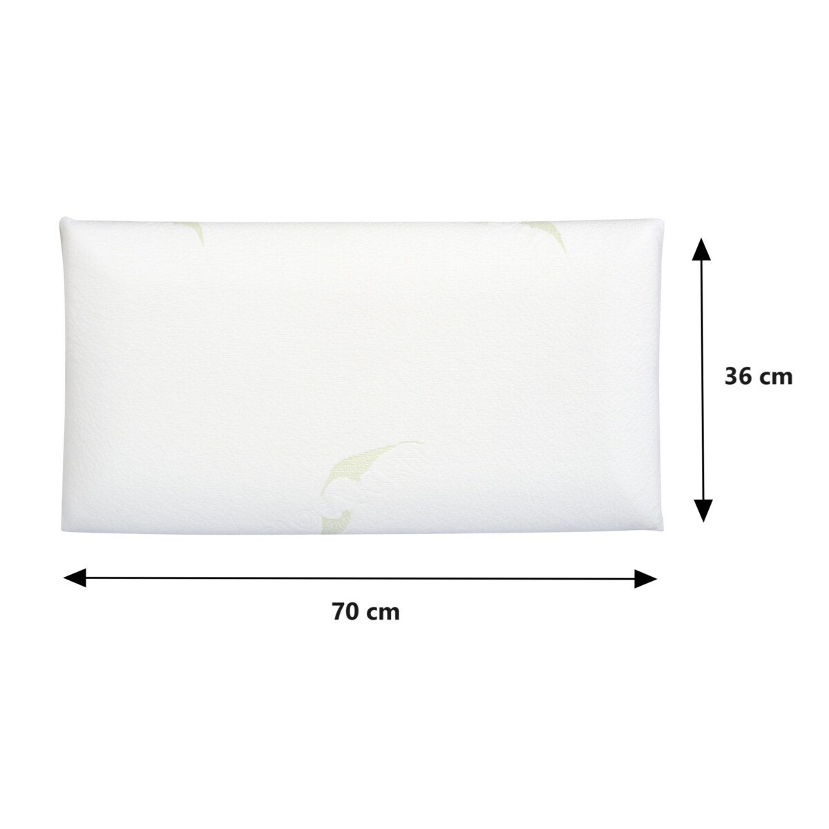 Poduszka Ortopedyczna 70X36 Pianka Memory Visco Termoplastyczna Aloes