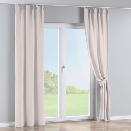 Zasłona na haczykach flex podwójnych 130x245 ecru