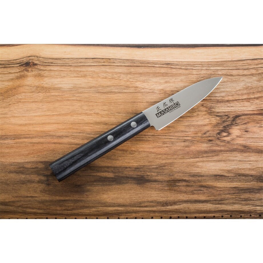 Masahiro nóż Sankei Paring 90mm czarny 35844