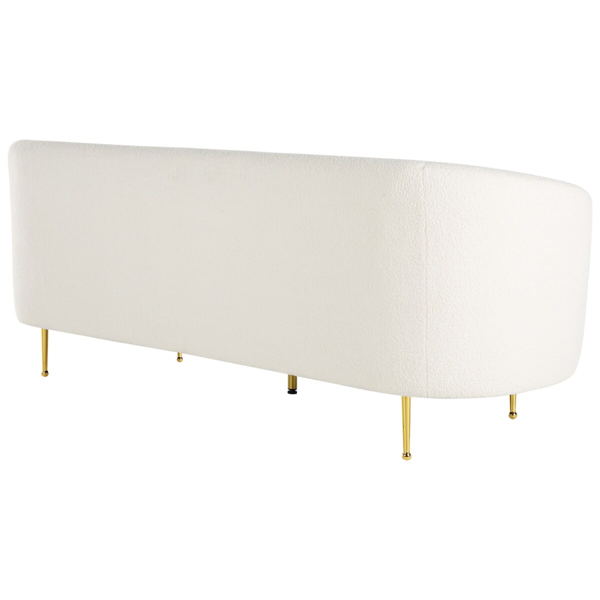 Sofa trzyosobowa boucle biała LOEN