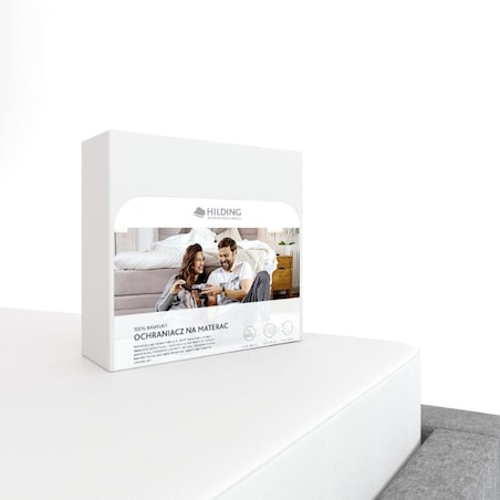 Ochraniacz na materac 140x200 HILDING bawełniany wodoodporny