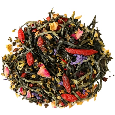 Herbata biała MALINOWE GOJI maliny liście jeżyn owoce goji rodzynki 100g