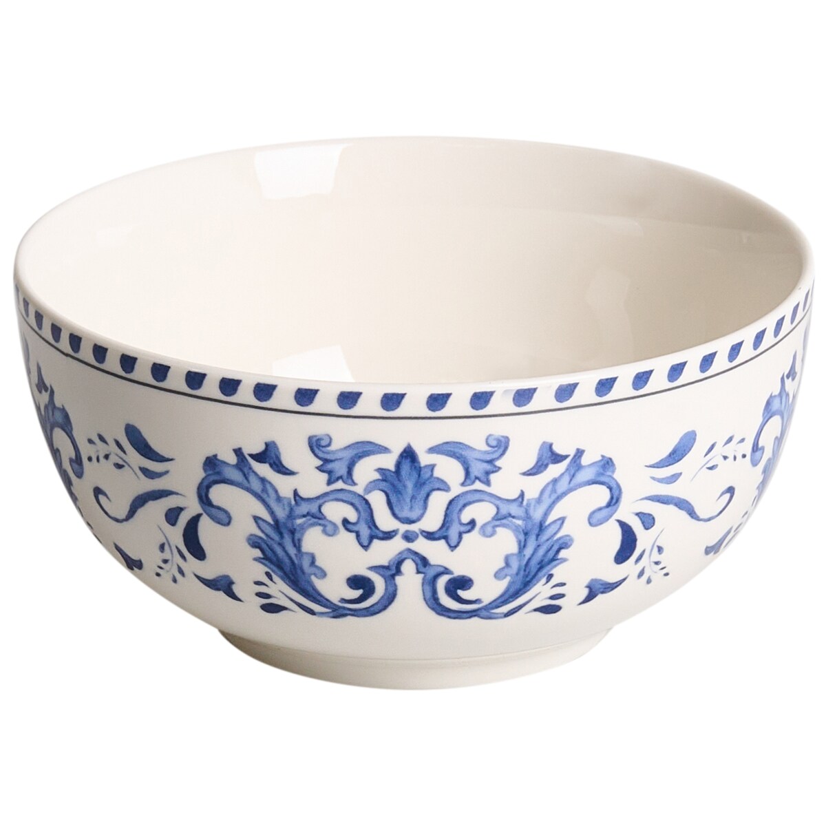 Zastawa stołowa 12-częściowa GALANGAL Porcelana Biały/ niebieski