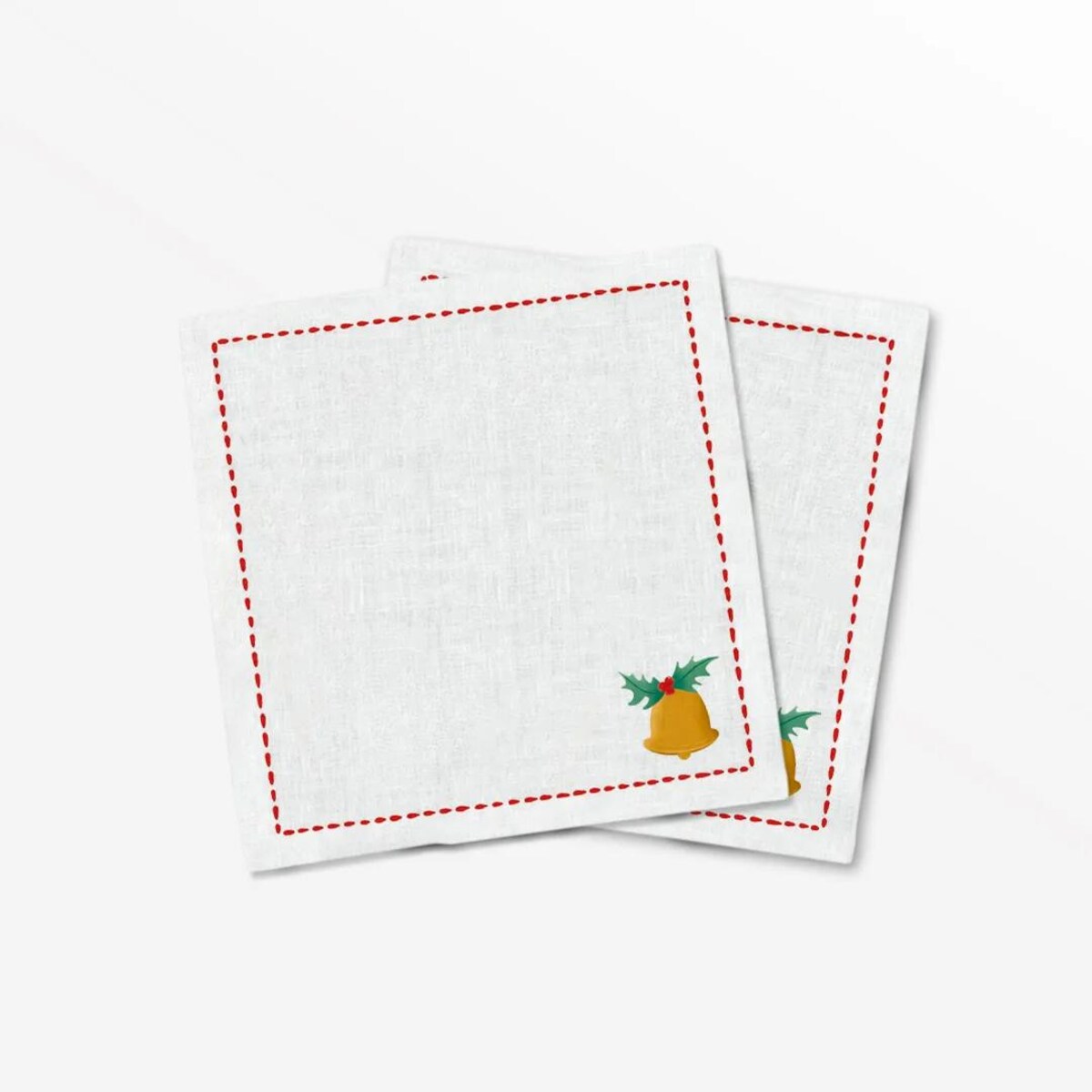 Serwetki świąteczne - Minimalistyczny dzwonek (2szt.)