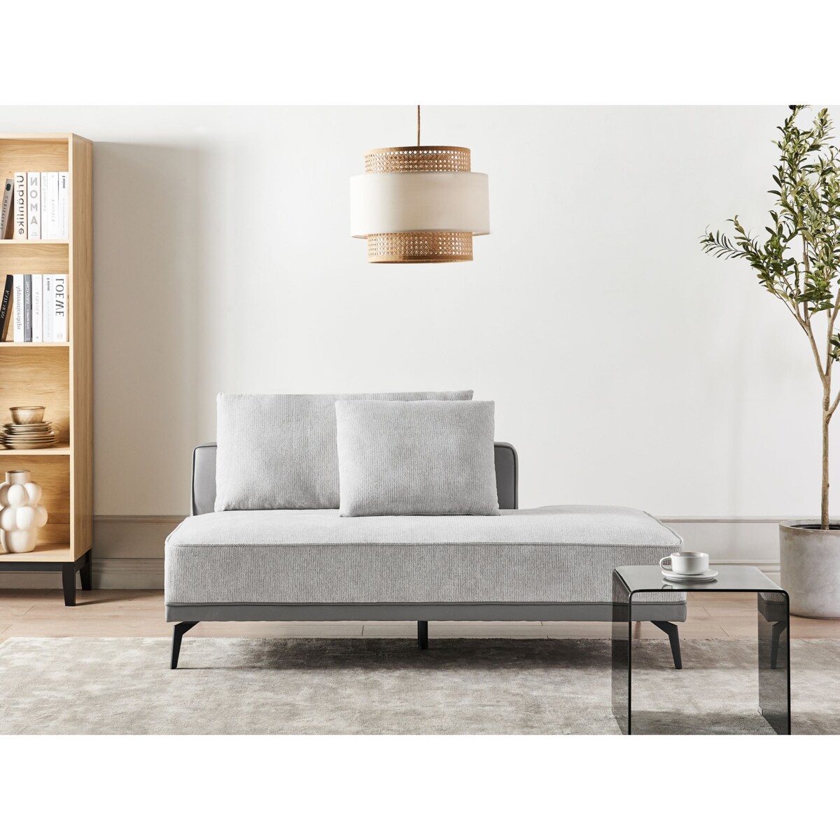 Sofa modułowa MYKEN dla 3 osób Prawostronny