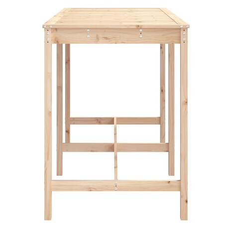 vidaXL Stół ogrodowy, 159,5x82,5x110 cm, lite drewno sosnowe