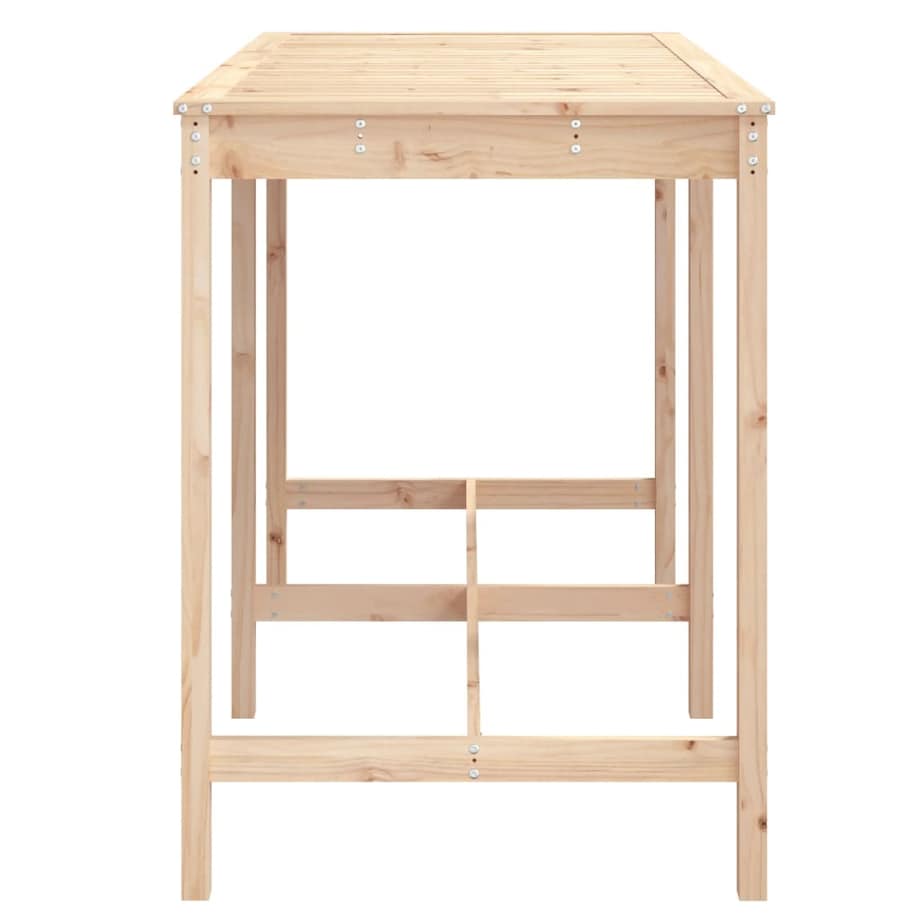 vidaXL Stół ogrodowy, 159,5x82,5x110 cm, lite drewno sosnowe