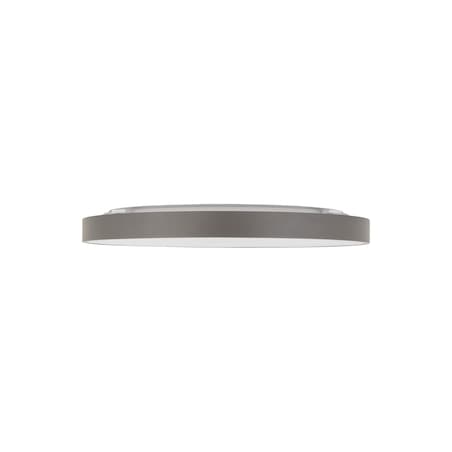 Lampa Sufitowa Łazienkowa Tk Lighting Velis Brązowy Plafon Led 40W Ip54 Zmienna Barwa, Ściemniany