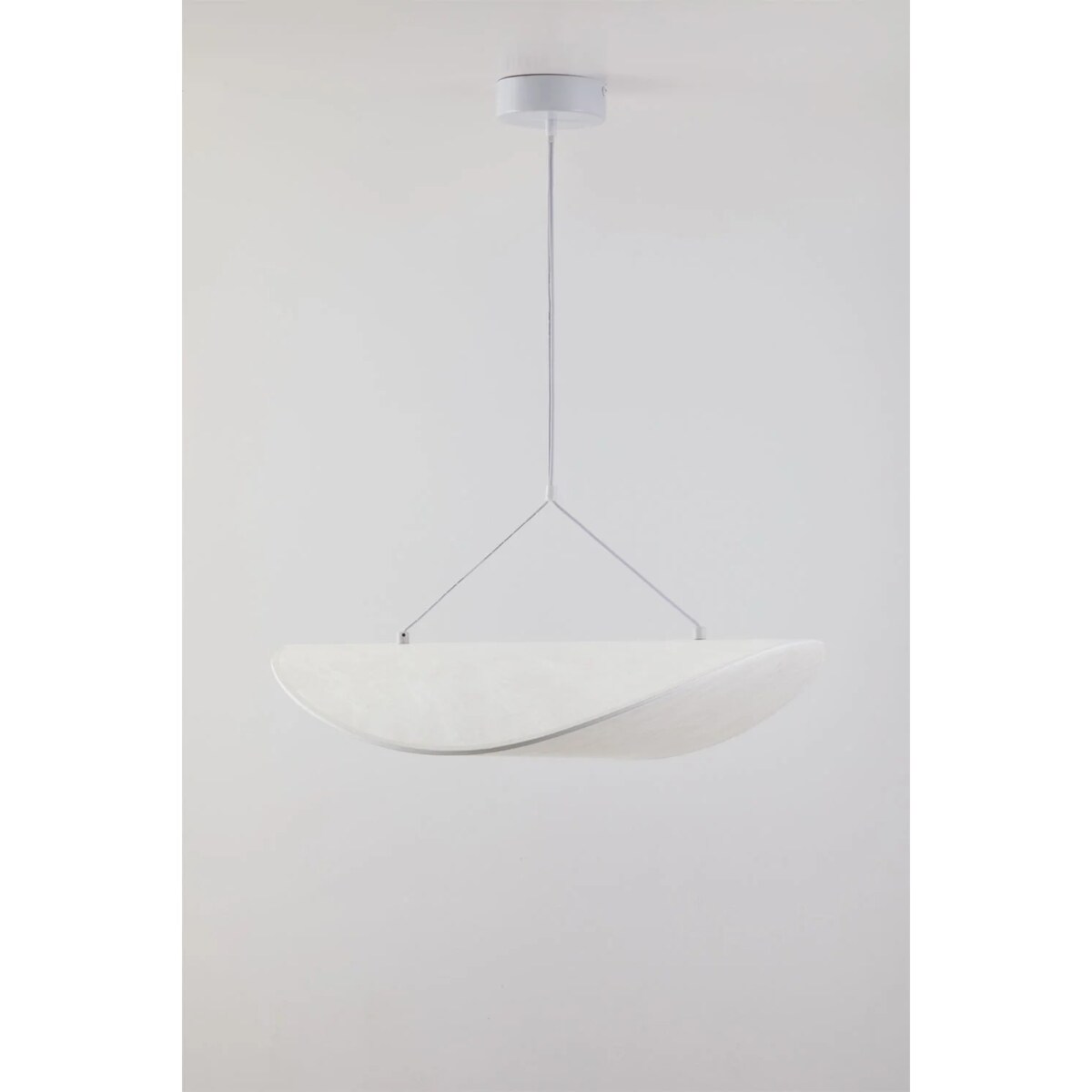 Lampa wisząca LED w tkaninie Zelvon 60 cm