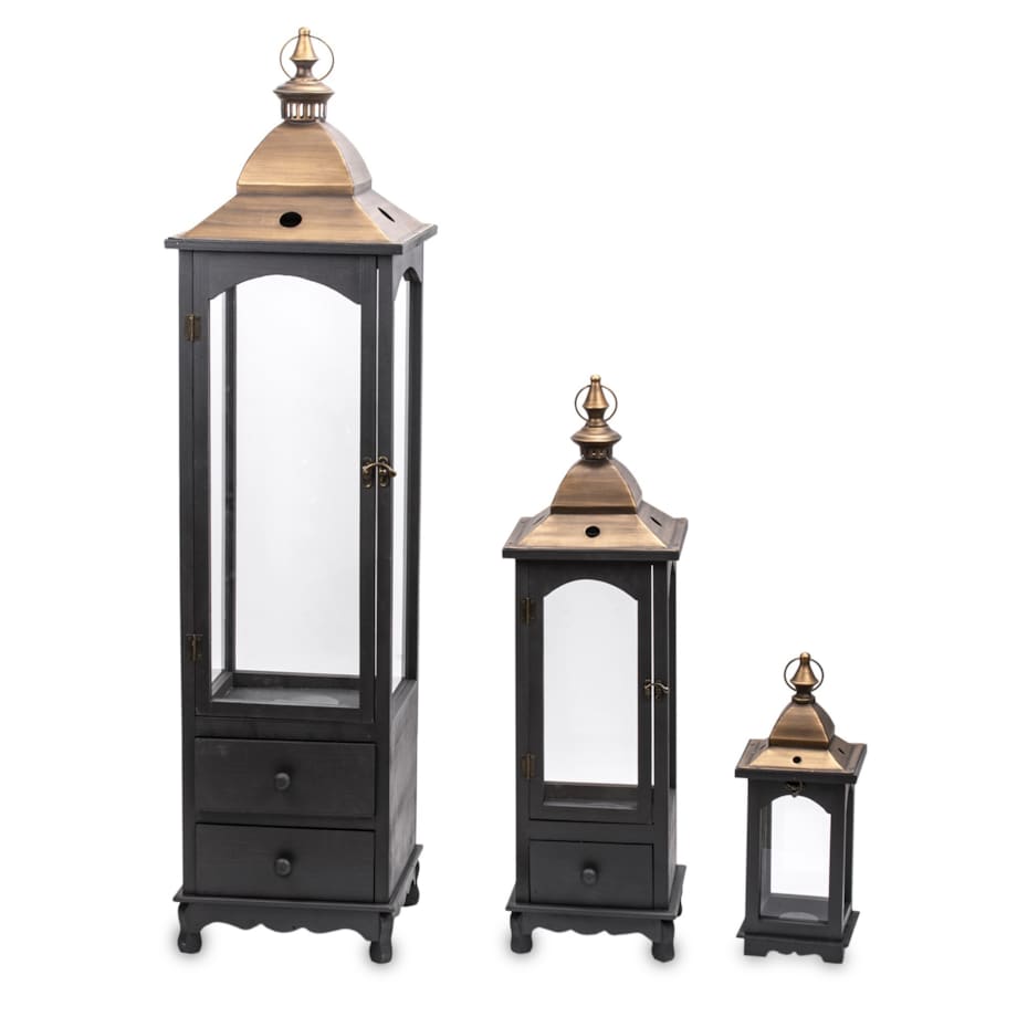 Garderoba do przedpokoju INOVA 1 czarny+złoty+manila16