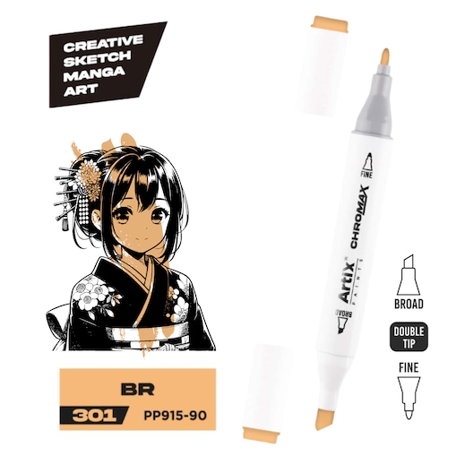 dwustronny marker kreatywny artix pp915-90 br