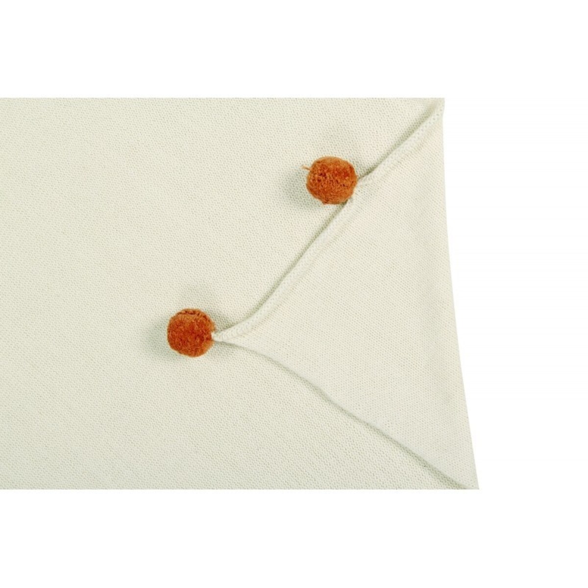 Kocyk bawełniany Natural - Terracota, Lorena Canals