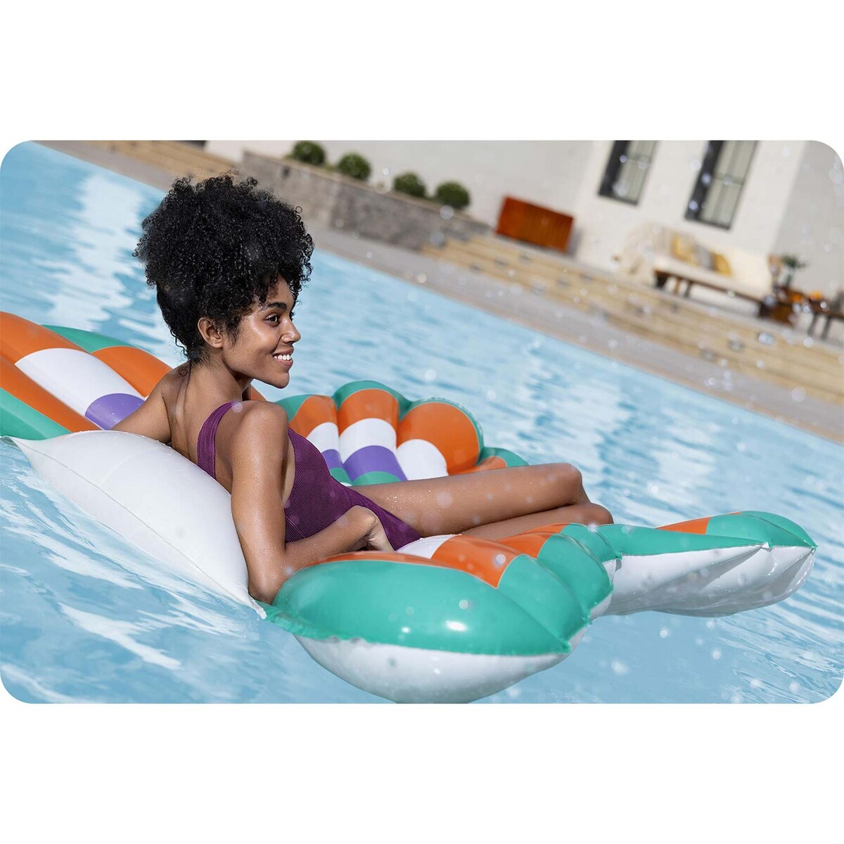 Dmuchany materac do pływania dla dzieci Bestway Motyl 193x176 cm