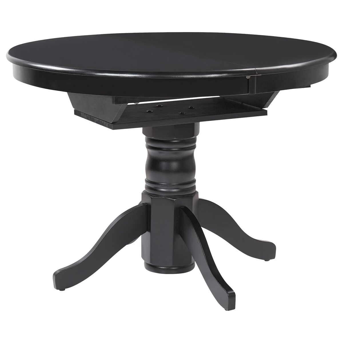Stół do jadalni rozkładany AKRON Czarny 106/150 cm 106 cm