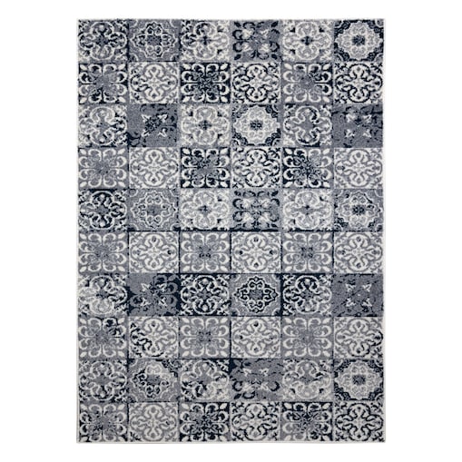 Dywan HEOS 78586 krem / niebieski PATCHWORK, 120x170 cm
