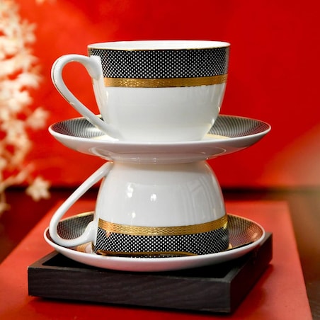 VILLA ITALIA Filiżanka do kawy herbaty 300 ml porcelanowa ROYAL LADY