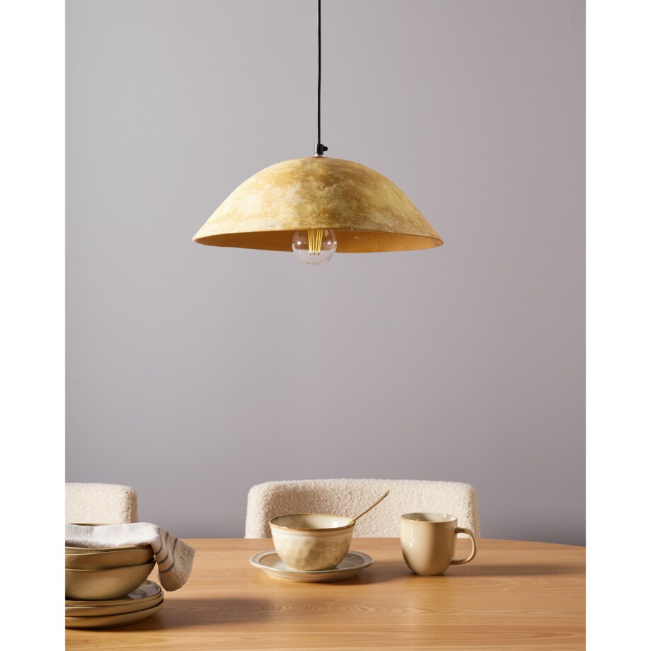 Lampa wisząca WAYAMBO Papier-mâché Żółty