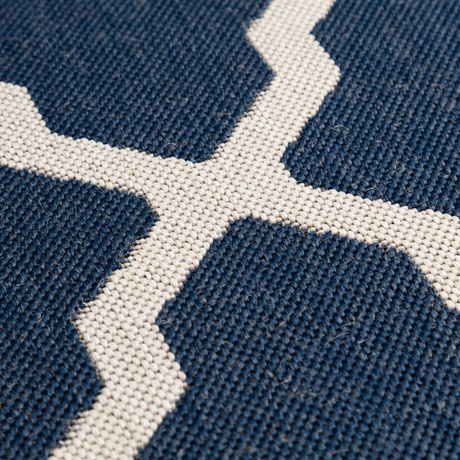 Dywan Cottage blue/ wool 160x230cm, 160 x 230 cm