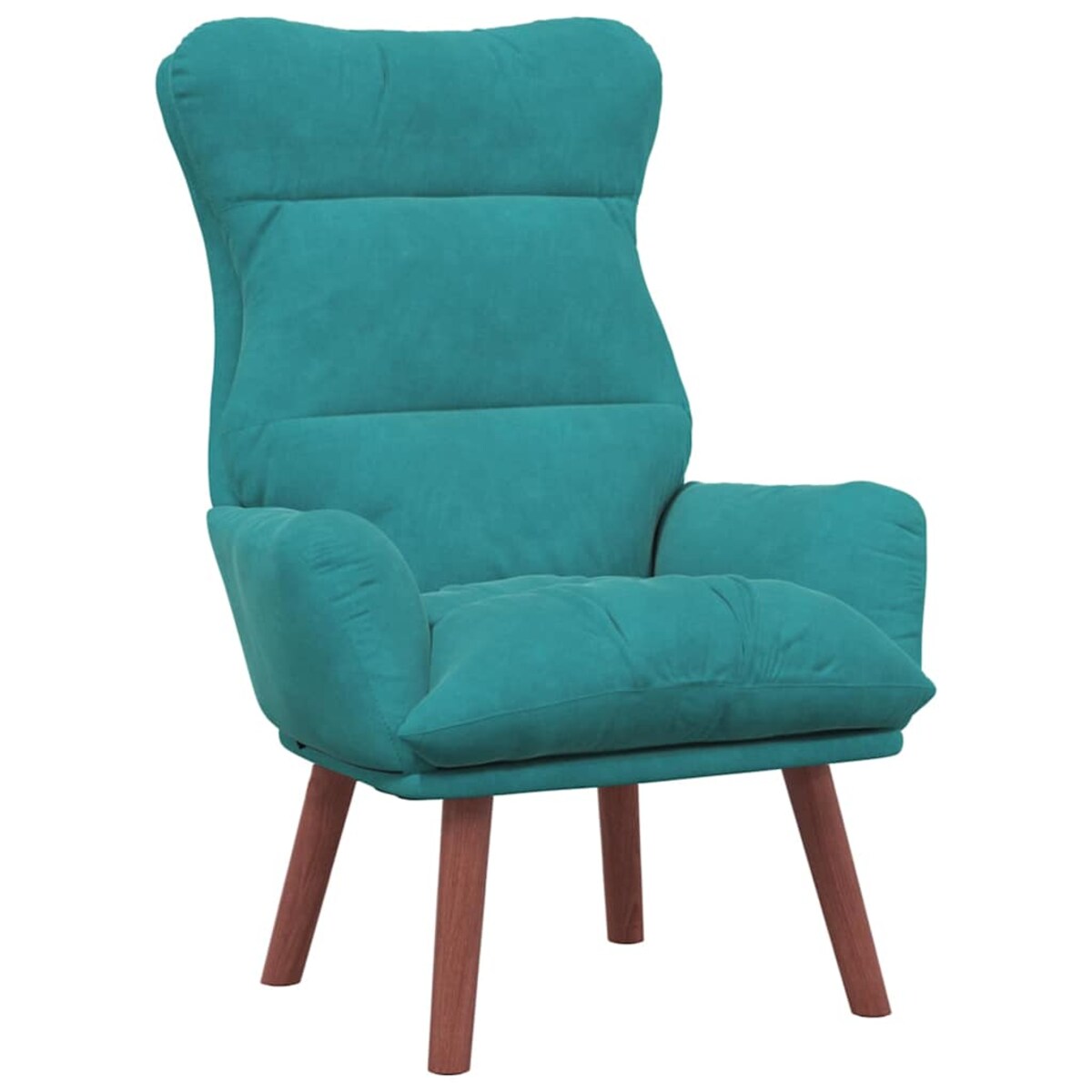 vidaXL Fotel relaksacyjny Turkusowy 69 x 74 x 93 cm Aksamit