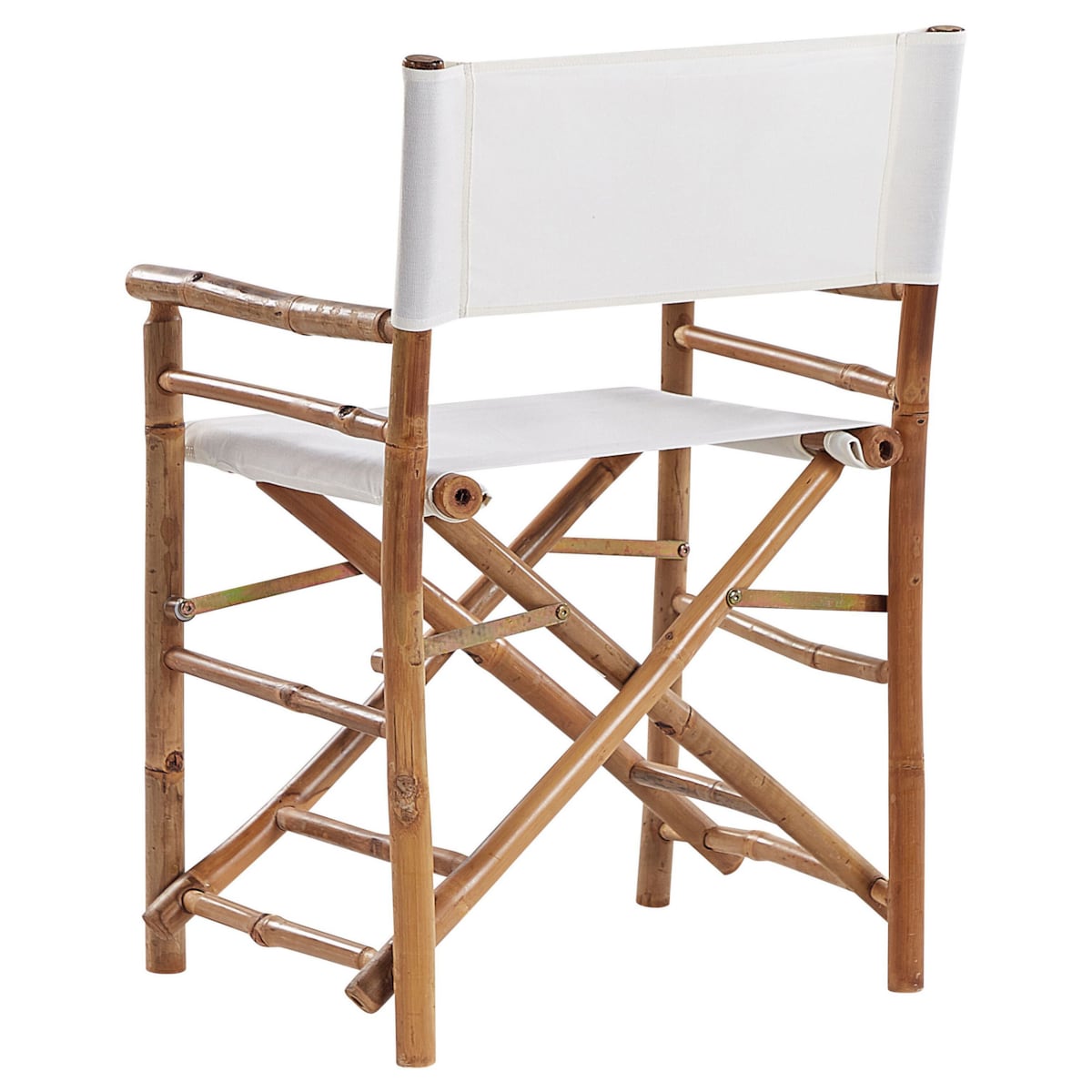 Zestaw 2 krzeseł bambusowy jasne drewno MOLISE