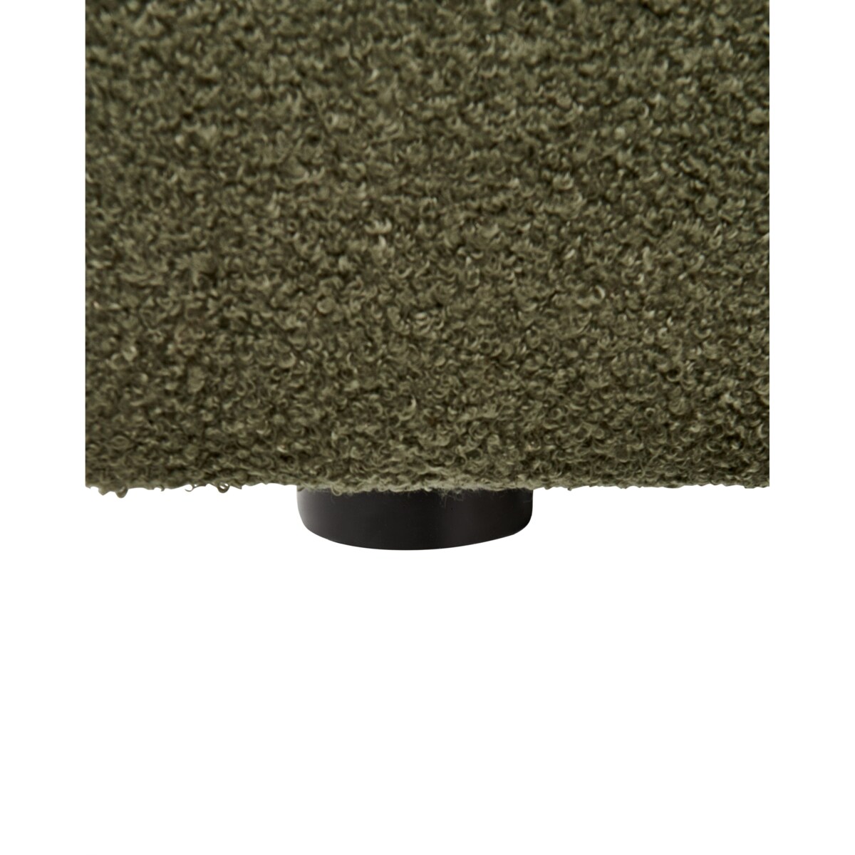 Fotel AGERUP Boucle Ciemnozielony