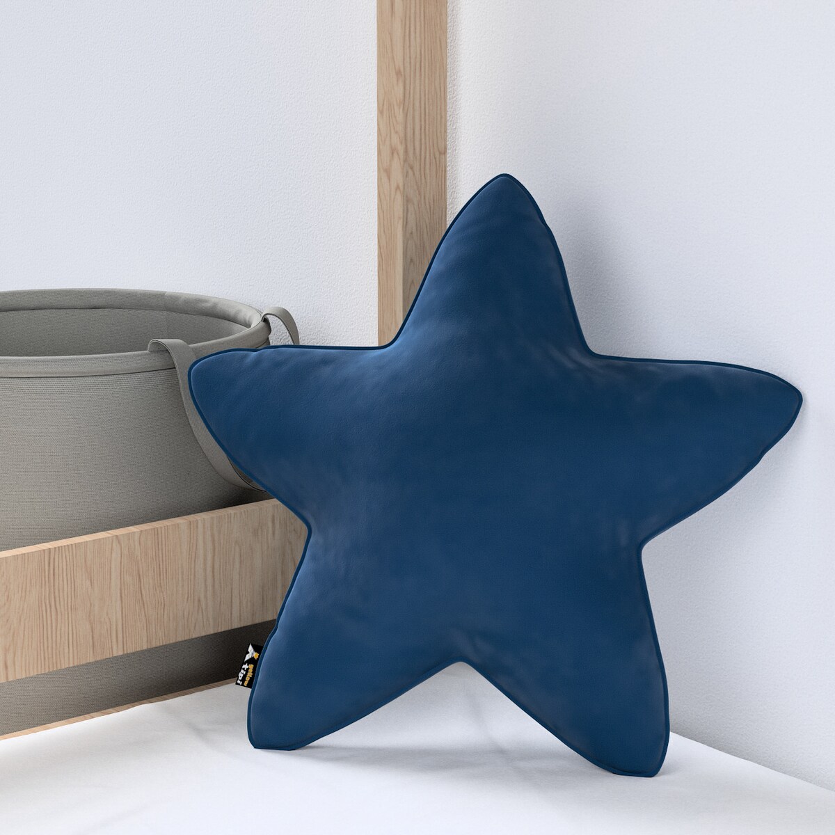 Poduszka Lucky Star, granat, 52x15x52cm, Posh Velvet