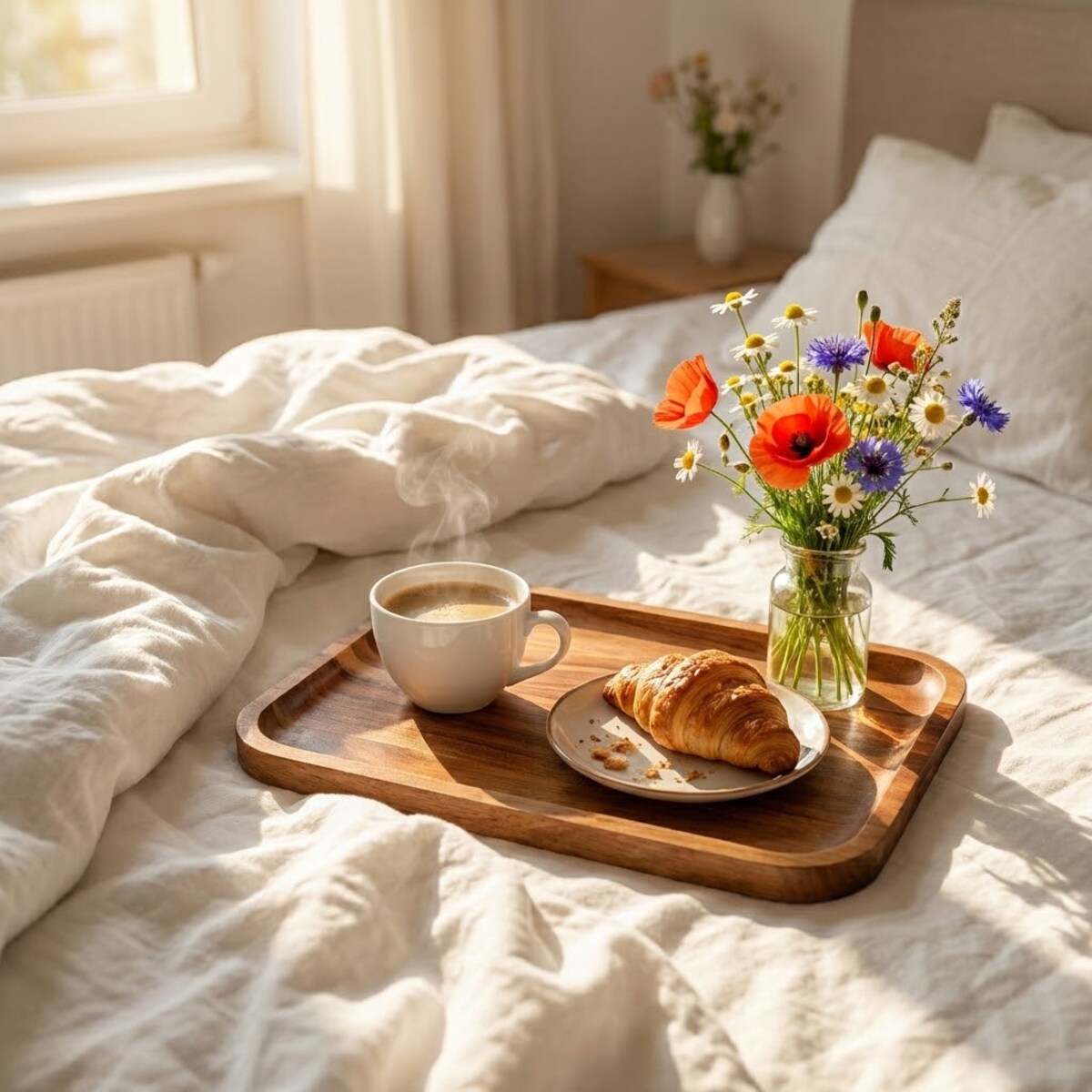 TACA KUCHENNA DREWNIANA NA NACZYNIA KLUCZE BOHO DO SALONU DOMU AKACJA