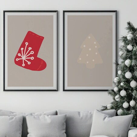 2 x plakat dla dzieci | święta 3 50x70