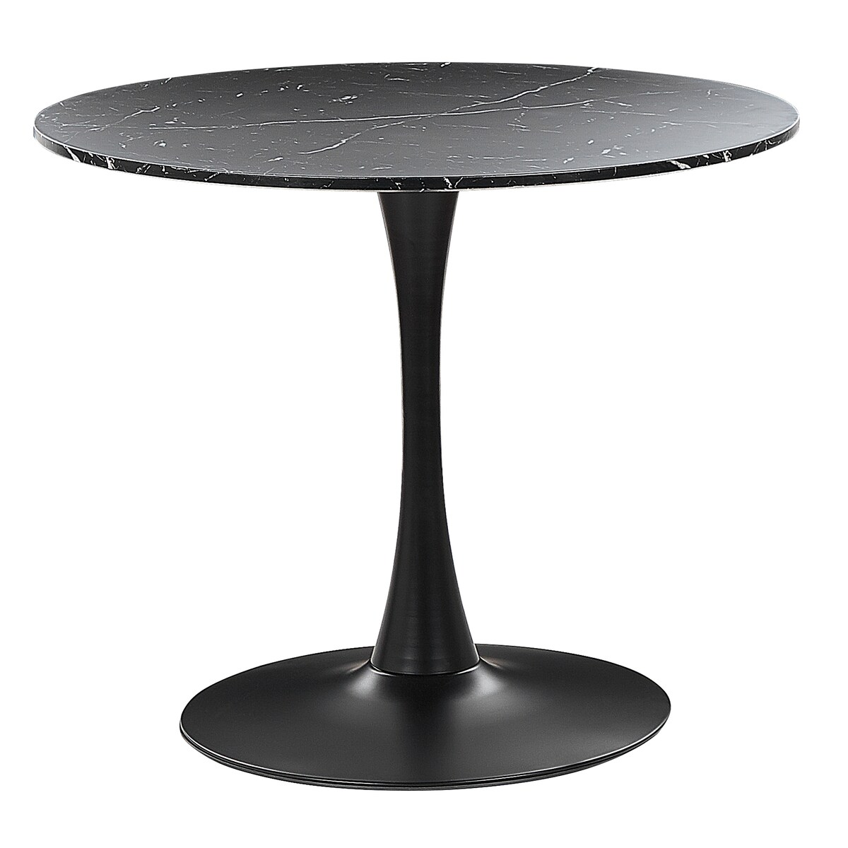 Stół do jadalni BOCA Czarny marmur 90 cm 90 cm