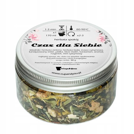 Czas dla Siebie herbata mieszana na Dzień Mamy urodziny imieniny upominek