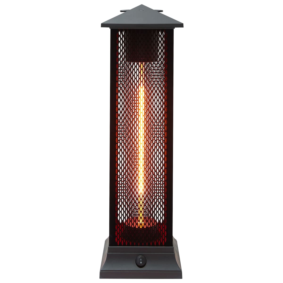 Promiennik na podczerwień wolnostojący TUNUPA 1500 W Czarny