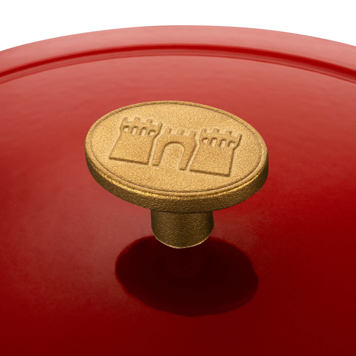 Garnek żeliwny owalny Ballarini Bellamonte - Czerwony, 7.5 ltr