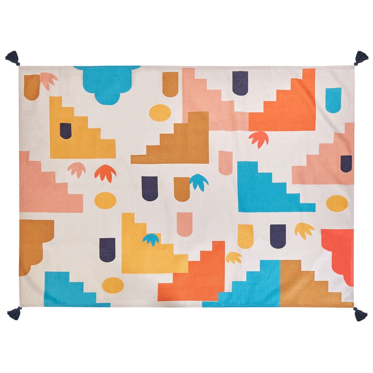 Koc piknikowy KAMBAR 150 x 200 cm Kolorowy