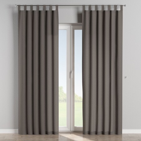 Zasłona na szelkach 1 szt. 130x260 grafit